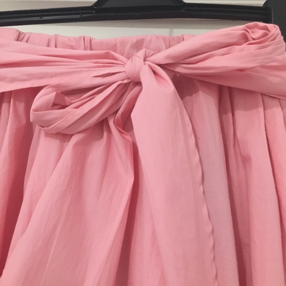 Eloquii pink full midi skirt - Picture 2 of 8